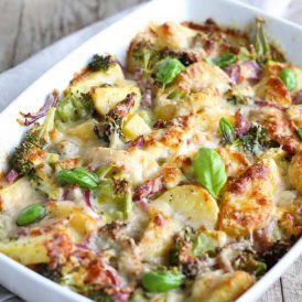 Cheddar Potato Bake Recipe Image
